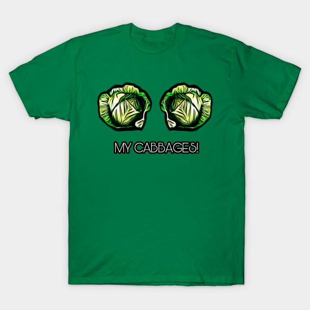 My Cabbages! T-Shirt by LunaSea Arts